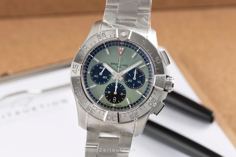 Breitling Avenger chronograph steel automatic men's watch AB0147101L1A1 LP: 7200EUR [2601330]