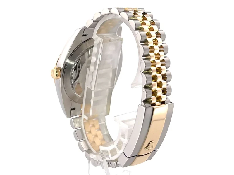 Rolex Datejust 41 Edelstahl Gelbgold 126333 Champagner Diamant Jubile-Band