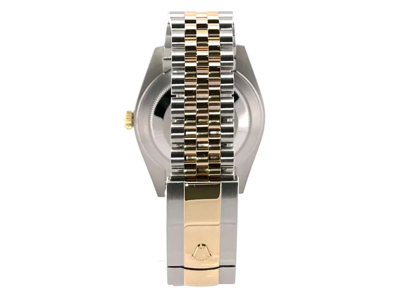 Rolex Datejust 41 Edelstahl Gelbgold 126333 Champagner Diamant Jubile-Band