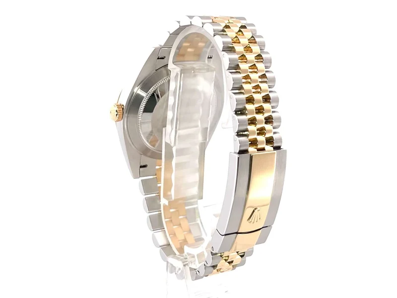Rolex Datejust 41 Edelstahl Gelbgold 126333 Silber Jubile-Band