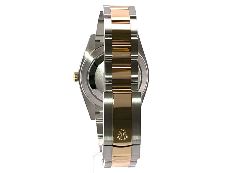 Rolex Datejust 41 Edelstahl Gelbgold 126333 Schwarz DIA Oyster-Band aus 2016