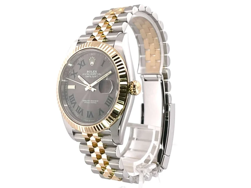 Rolex Datejust 41 Edelstahl Gelbgold 126333 Slate Jubile-Band aus 2021