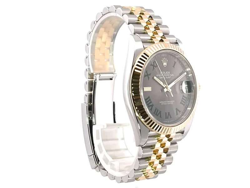 Rolex Datejust 41 Edelstahl Gelbgold 126333 Slate Jubile-Band aus 2021