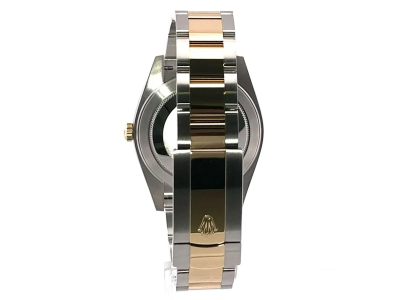 Rolex Datejust 41 Edelstahl Gelbgold 126333 Golden Riffelmuster