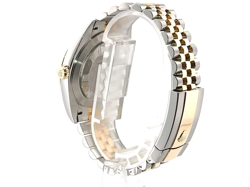 Rolex Datejust 41 Edelstahl Gelbgold 126333 Silber Jubile-Band aus 2018
