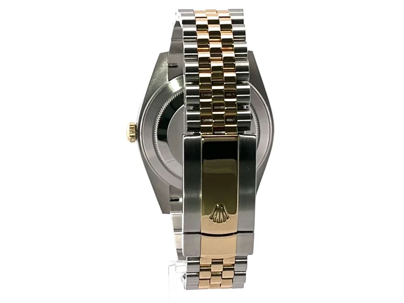 Rolex Datejust 41 Edelstahl Gelbgold 126333 Silber Jubile-Band aus 2018
