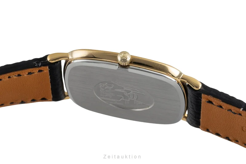 Omega De Ville gilt-brass quartz men's watch 195.0077 Vintage [2600140]