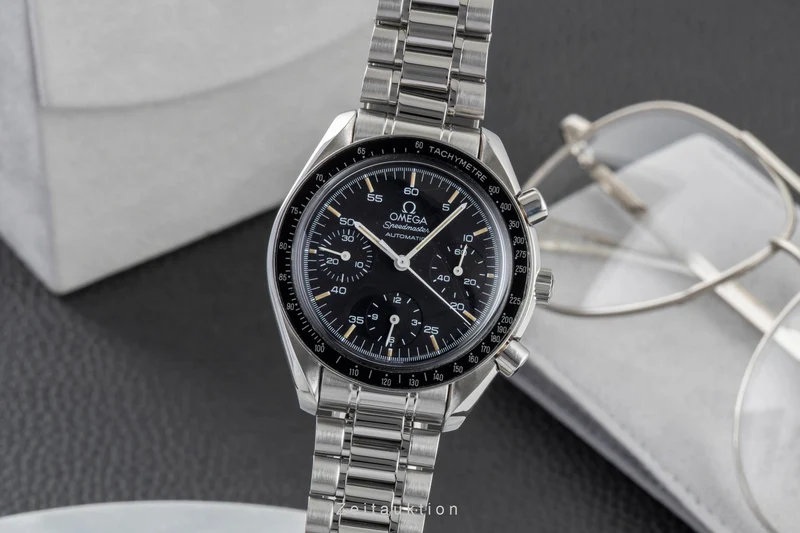 Omega Speedmaster chronograph steel automatic men's watch 3510.50.00 LP: 6100EUR [2600558]