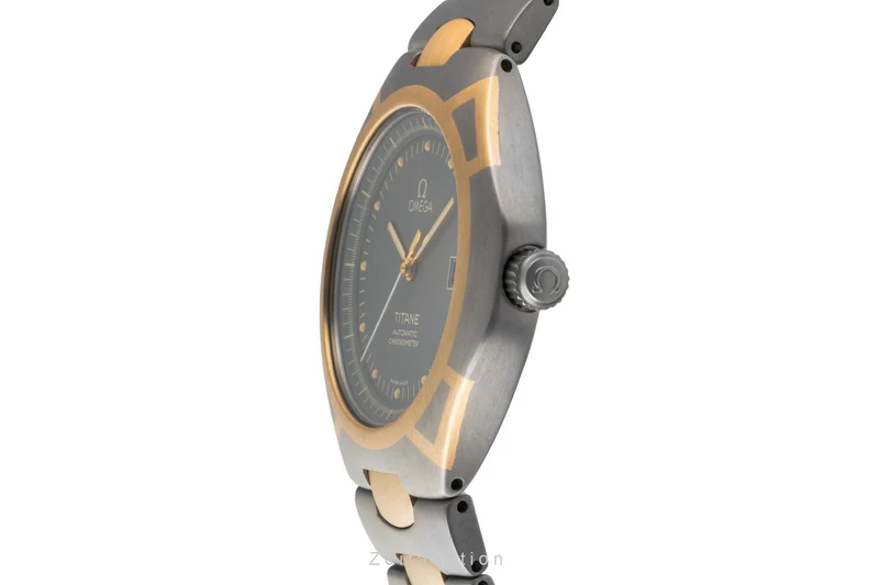 Omega Seamaster titanium / gold automatic men's watch 368.0885 Vintage [2600436]