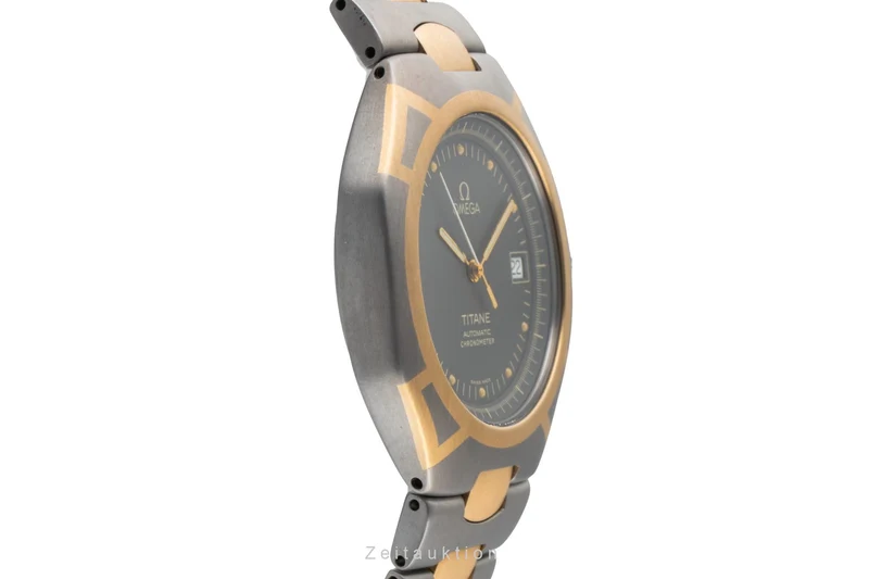 Omega Seamaster titanium / gold automatic men's watch 368.0885 Vintage [2600436]