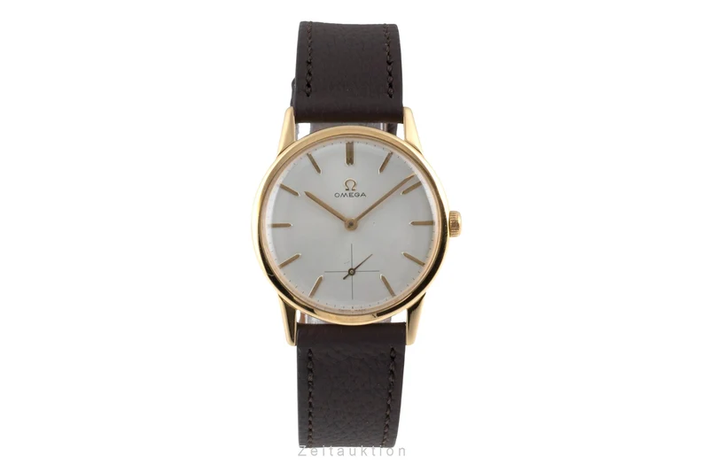 Omega gilt-brass manual winding men's watch 121.001-63 Vintage [2600318]