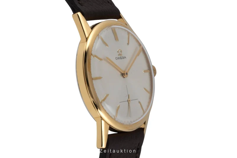 Omega gilt-brass manual winding men's watch 121.001-63 Vintage [2600318]