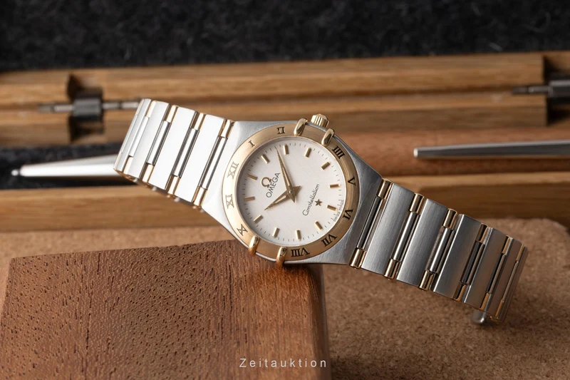 Omega Constellation steel / gold quartz women's watch 1262.30.00 [2600270]