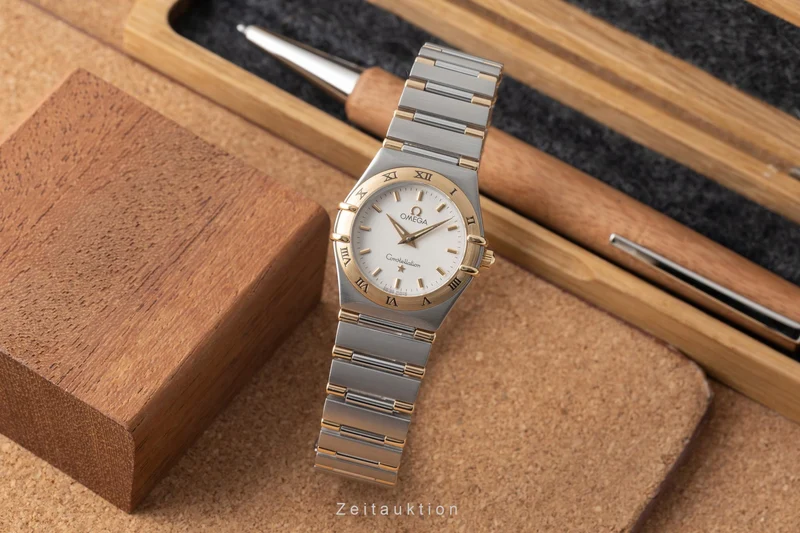 Omega Constellation steel / gold quartz women's watch 1262.30.00 [2600270]