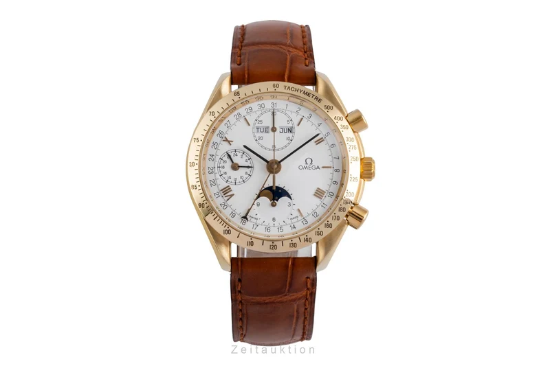 Omega Speedmaster chronograph 18 ct gold automatic men's watch 3131.20 [2600252]
