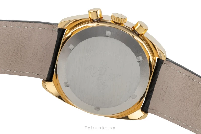 Omega Seamaster chronograph gilt-brass automatic men's watch 176.007 Vintage [2600148]