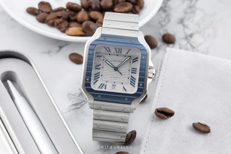 Cartier Santos steel automatic men's watch WSSA0047 [2601148]