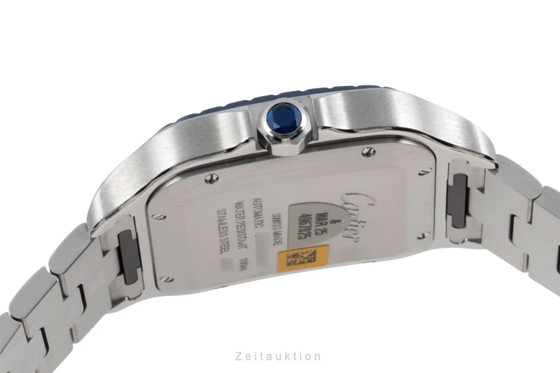 Cartier Santos steel automatic men's watch WSSA0047 [2601148]