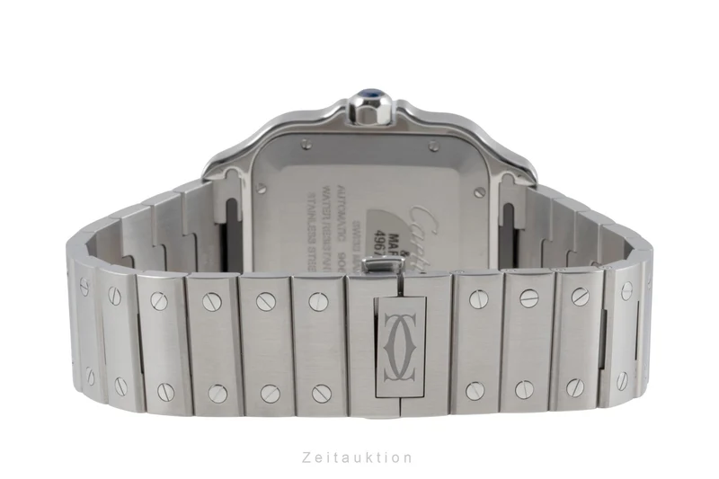 Cartier Santos steel automatic men's watch WSSA0047 [2601148]