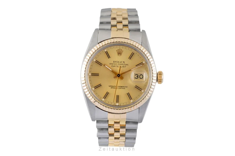 Rolex Datejust steel / gold automatic men's watch 16013 Vintage [2601116]