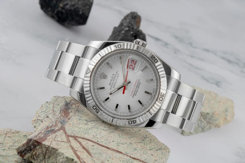Rolex Datejust Turn-O-Graph steel / white gold automatic men's watch 116264 [2601218]