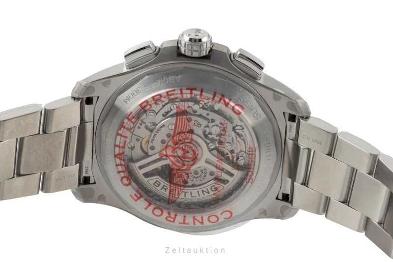 Breitling Avenger chronograph steel automatic men's watch AB0147101A1A1 LP: 7200EUR [2601326]