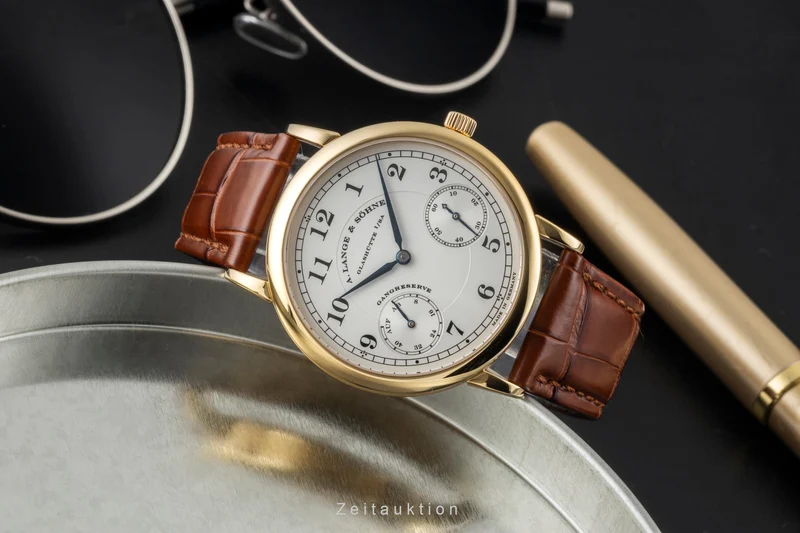 A. Lange & Söhne 1815 18 ct gold manual winding men's watch 221.021 LP: 37600EUR [2601193]