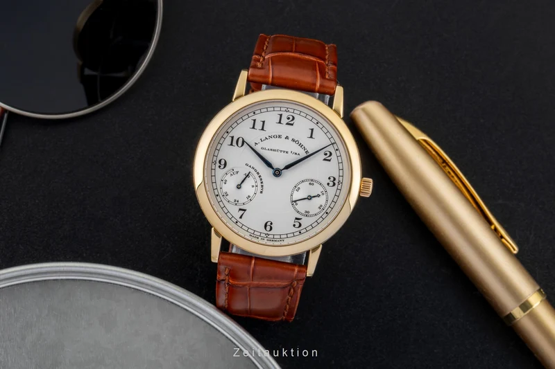 A. Lange & Söhne 1815 18 ct gold manual winding men's watch 221.021 LP: 37600EUR [2601193]