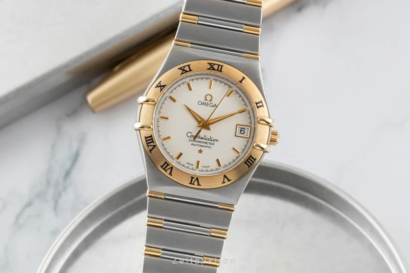 Omega Constellation steel / gold automatic men's watch 1202.30.00 [2600040]
