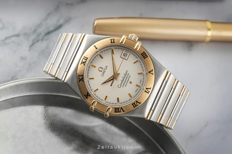 Omega Constellation steel / gold automatic men's watch 1202.30.00 [2600040]