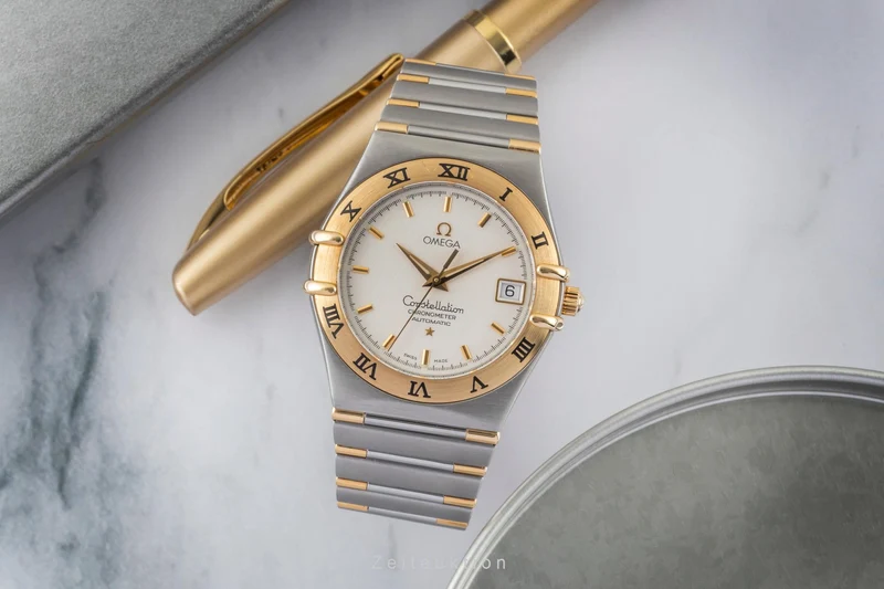 Omega Constellation steel / gold automatic men's watch 1202.30.00 [2600040]
