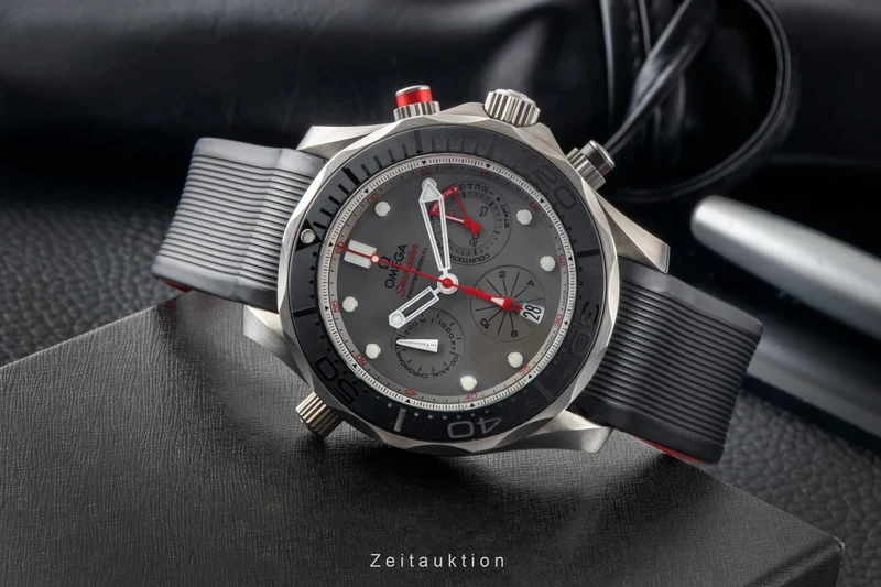 Omega Seamaster chronograph titanium automatic men's watch 212.92.44.50.99.001 [2600904]