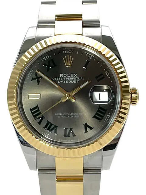 Rolex Datejust 41 Edelstahl Gelbgold 126333 Slate aus 2020