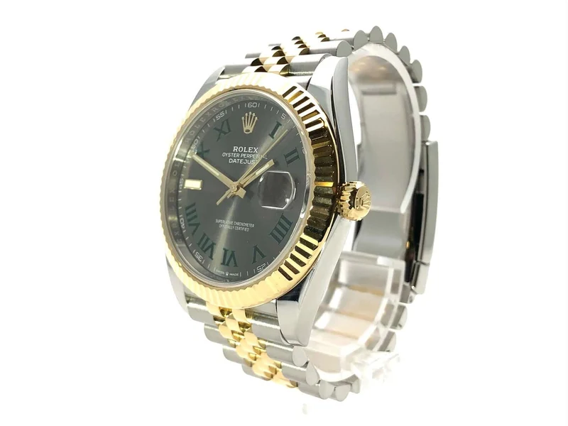 Rolex Datejust 41 Edelstahl Gelbgold 126333 Slate Jubile-Band aus 2020