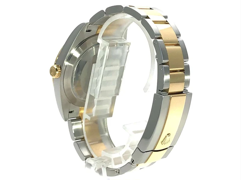 Rolex Datejust 41 Edelstahl Gelbgold 126333 Weiß aus 2017