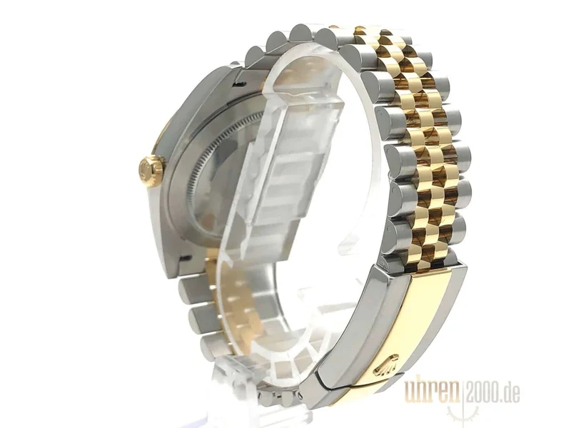 Rolex Datejust 41 Edelstahl Gelbgold 126333 Weiß Jubile-Band aus 2017