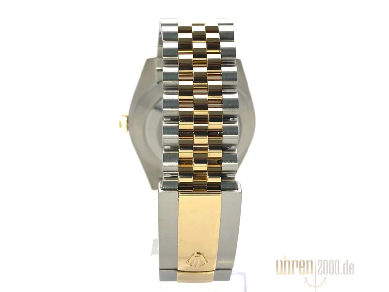 Rolex Datejust 41 Edelstahl Gelbgold 126333 Weiß Jubile-Band aus 2017
