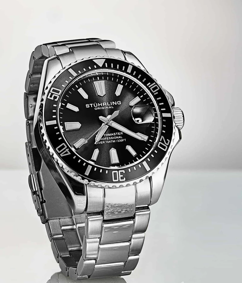 Stührling Depthmaster 3950A Quartz 42mm Diver