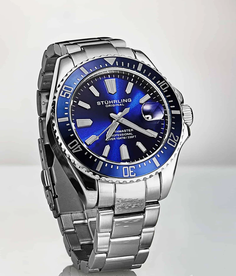 Stührling Depthmaster 3950A Quartz 42mm Diver