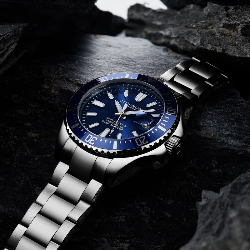 Stührling Depthmaster 3950A Quartz 42mm Diver