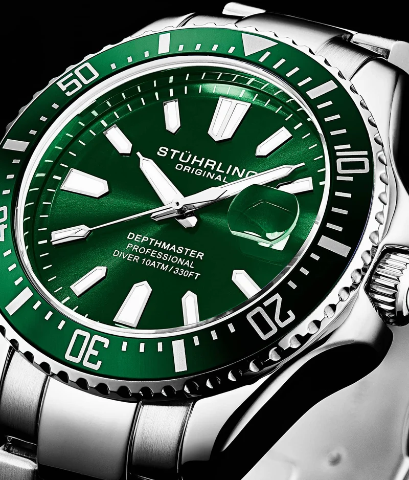 Stührling Depthmaster 3950A Quartz 42mm Diver