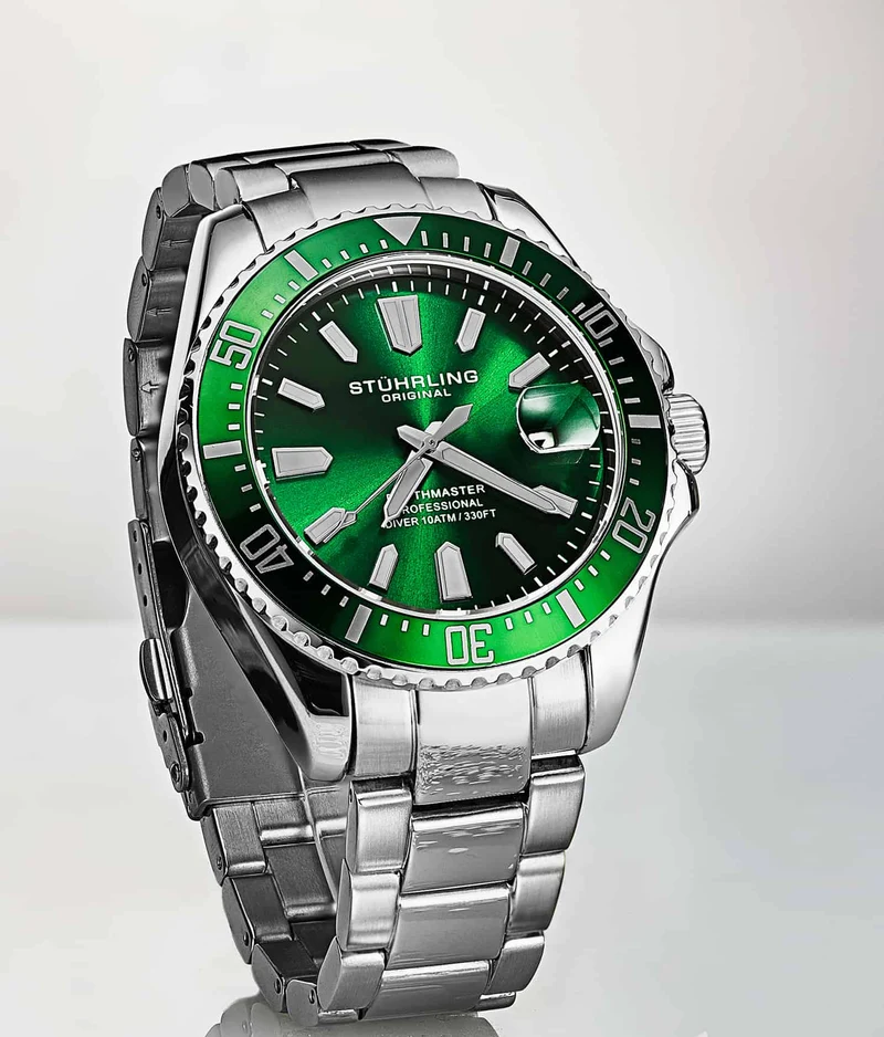 Stührling Depthmaster 3950A Quartz 42mm Diver