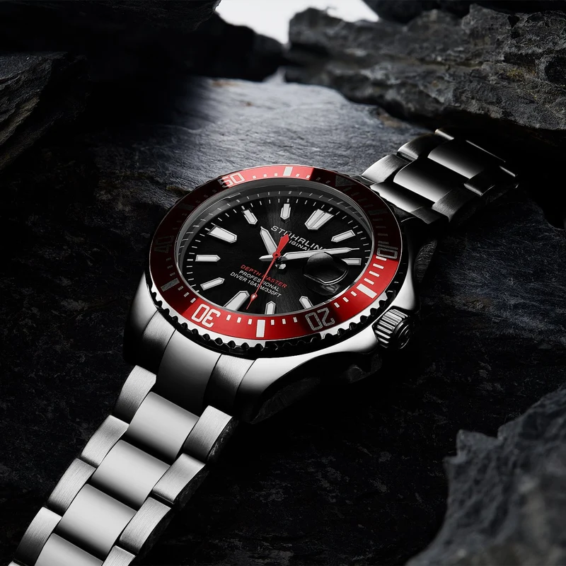 Stührling Depthmaster 3950A Quartz 42mm Diver