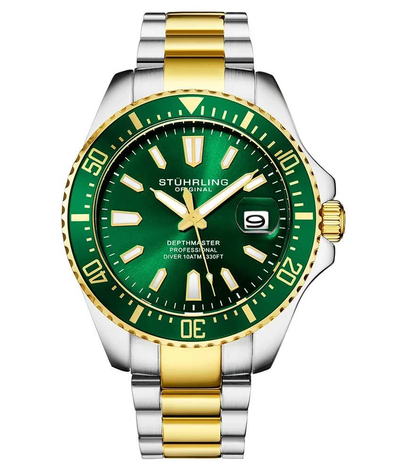 Stührling Depthmaster 3950A Quartz 42mm Diver