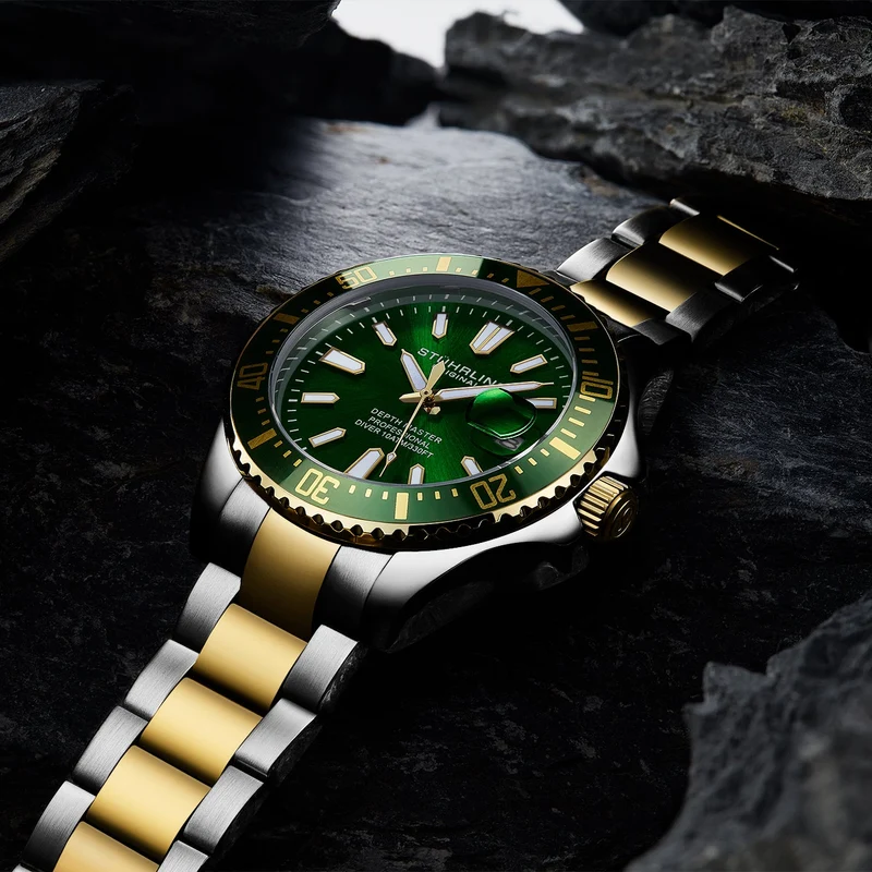 Stührling Depthmaster 3950A Quartz 42mm Diver