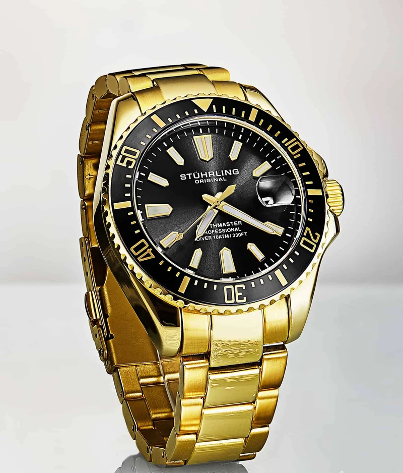 Stührling Depthmaster 3950A Quartz 42mm Diver