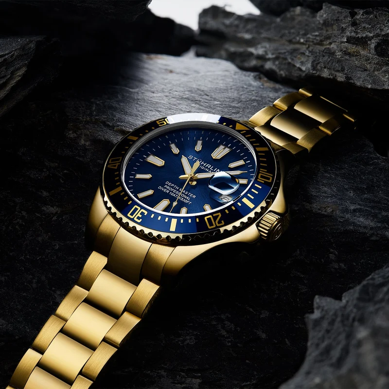 Stührling Depthmaster 3950A Quartz 42mm Diver