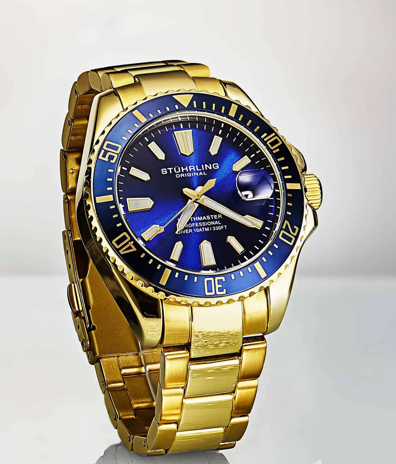 Stührling Depthmaster 3950A Quartz 42mm Diver
