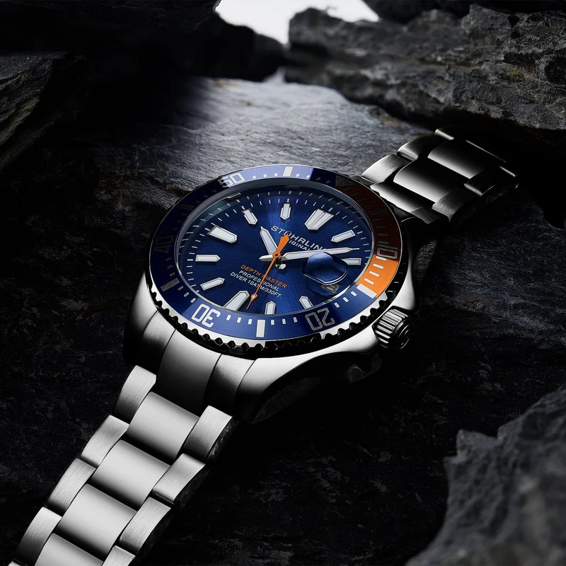 Stührling Depthmaster 3950A Quartz 42mm Diver