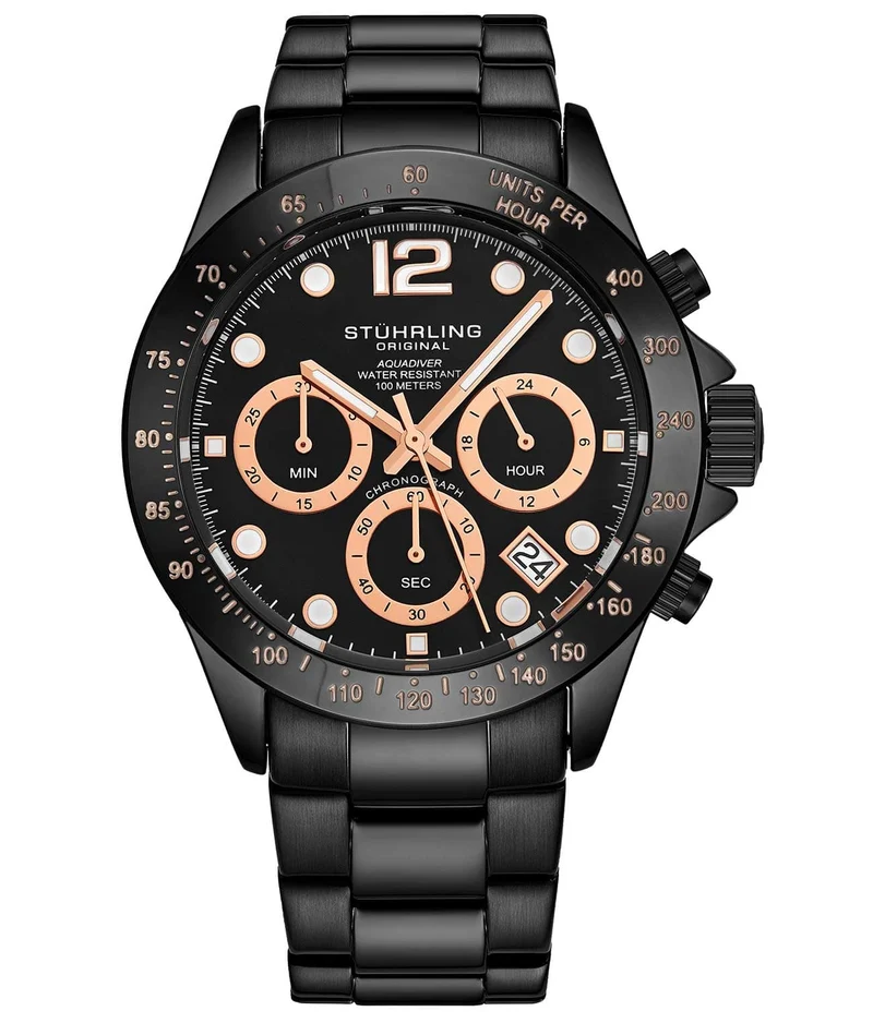 Stührling Ultima 3961 Quartz 42mm Diver